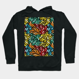 Floral Geometric Abstract Art Hoodie